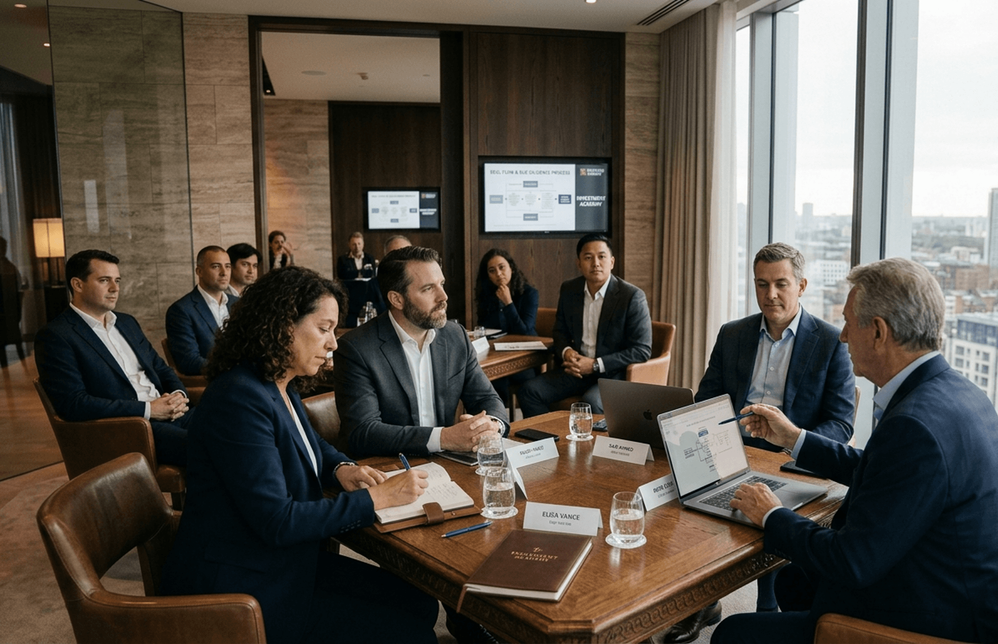 Keiretsu Academy practitioners leading a masterclass for investors and founders