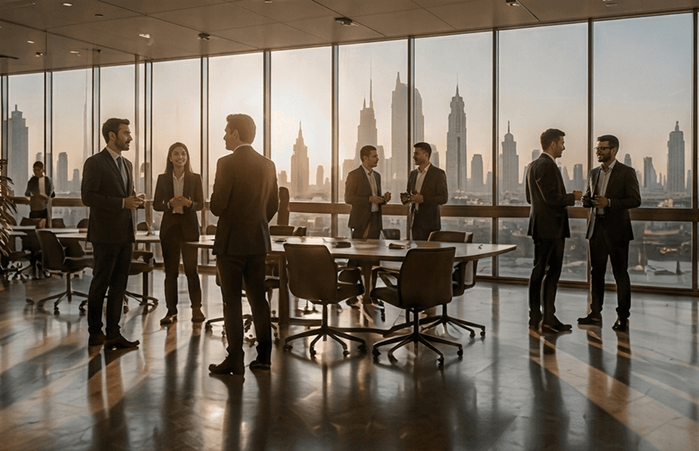 Keiretsu Forum members and partners connecting at a global community gathering